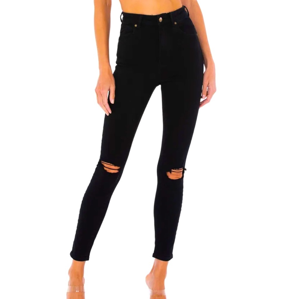 ROLLAS Eastcoast ankle black jeans